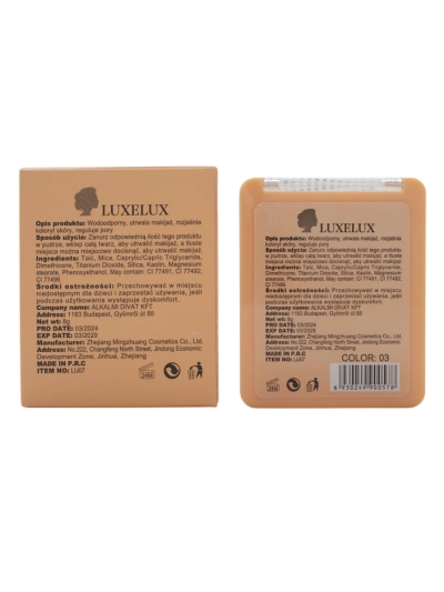 Luxelux Tlačený pudr 02 8g