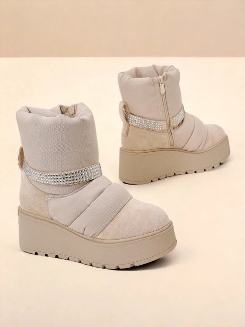 Royalfashion Жіночі Снігові Чоботи на Танкетці Renosi
