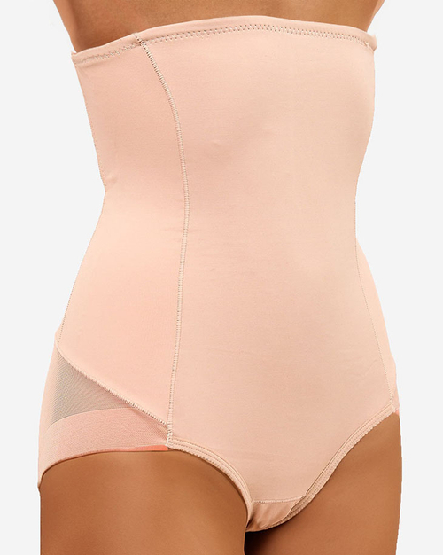 Royalfashion Бежеві жіночі моделюючі трусики з високою талією