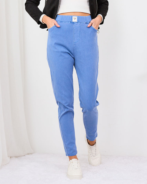 Жіночі брюки-теггінси Royalfashion Blue