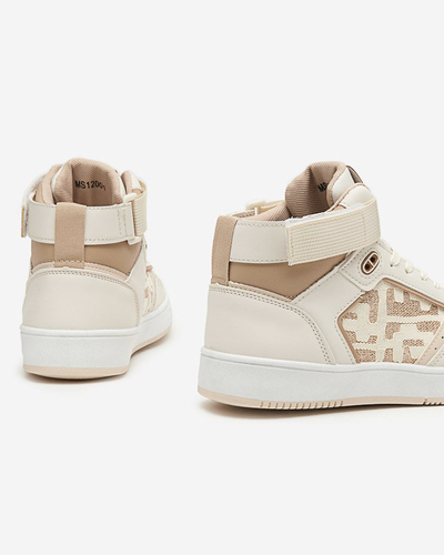 Dámské béžové vysoké sportovní boty Retila - Footwear