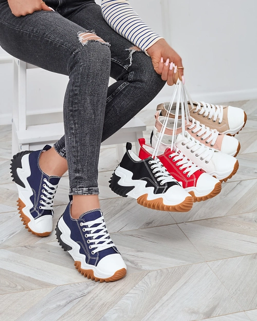 Спортивні туфлі а-ля кеди білого кольору Ascota- Взуття