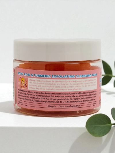 Kurkuma Kyselina Kojová - Exfoliační Polštářky Čistící a Rozjasňující