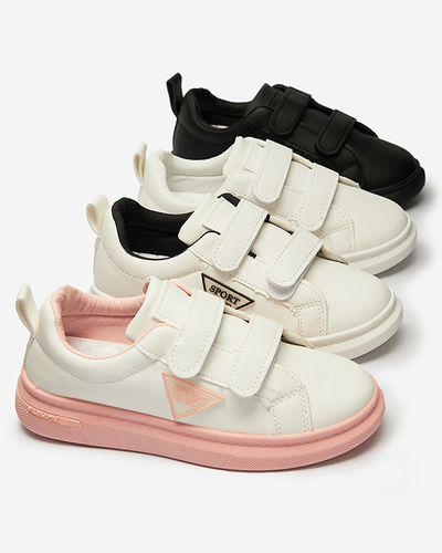 Біло-рожеві дитячі спортивні кросівки Yovoy- Footwear