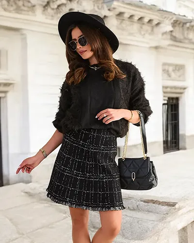 Royalfashion Dámská krátká sukně s potiskem