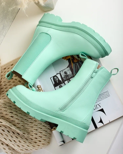 Royalfashion Eko kožené dámské kozačky Ereste