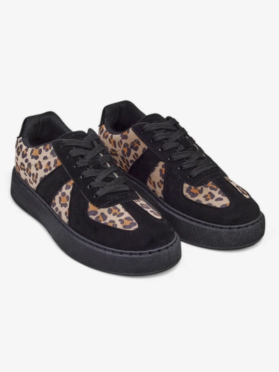 Royalfashion Dámské sportovní tenisky s leopardím vzorem Big Cat