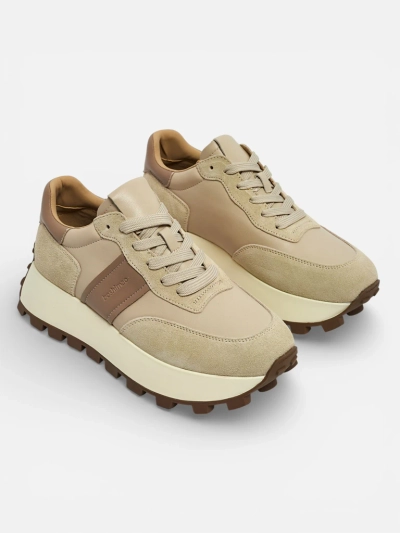 Спортивні жіночі снікерси зі шкіри Naterre