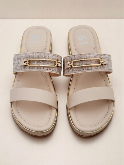 Royalfashion Dámské pantofle na ploché podrážce Mamma