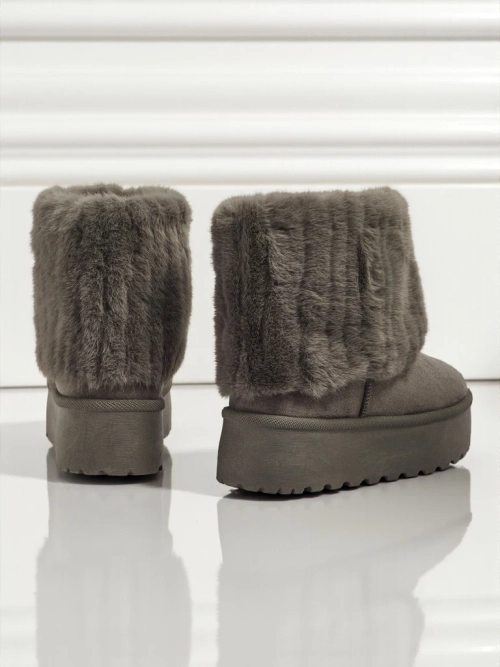 Чоботи a'la снігоходи жіночі з хутром Irelle