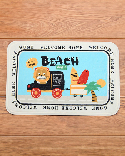 Royalfashion Barevná rohožka s květinami 40x60