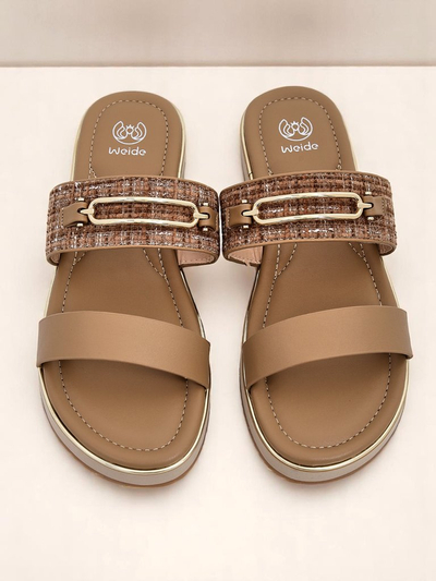 Royalfashion Dámské pantofle na ploché podrážce Mamma