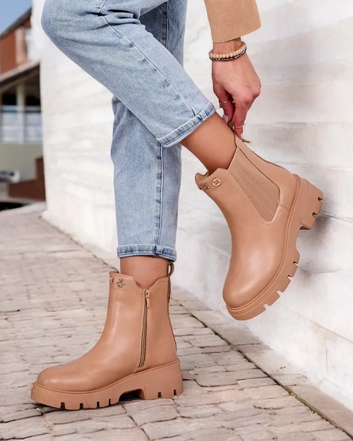 Royalfashion Жіночі черевики на товстій підошві Gegri