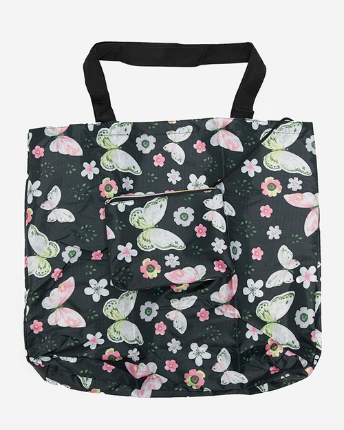 Складна сумка з саше і біло-рожевим квітковим візерунком - Аксесуари