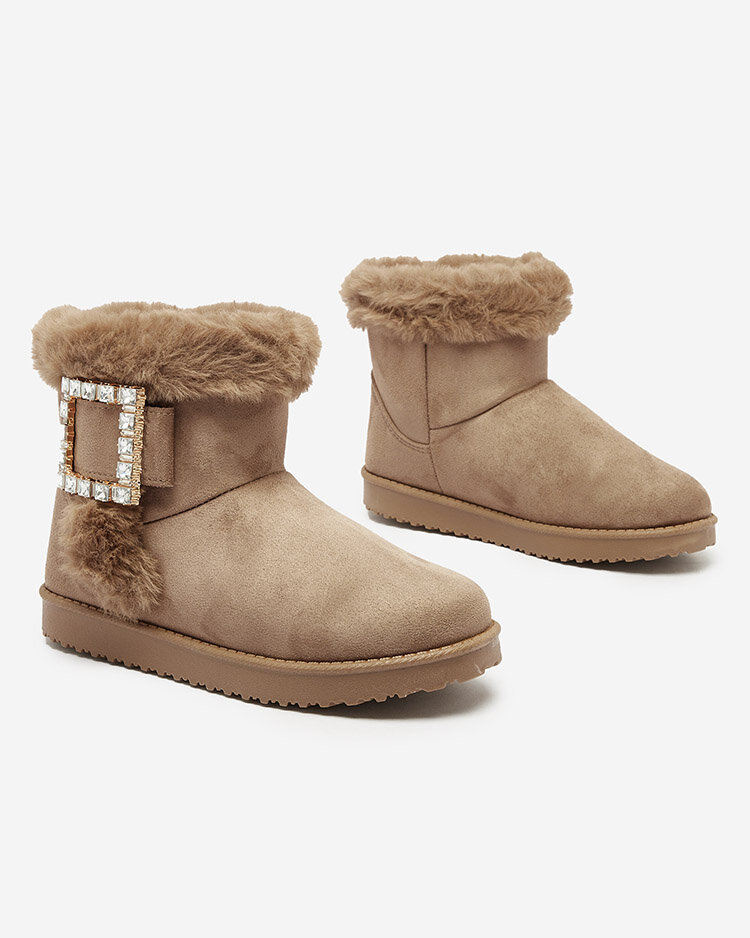 Royalfashion Dámské boty a'la snow boots s ornamentem Galaes
