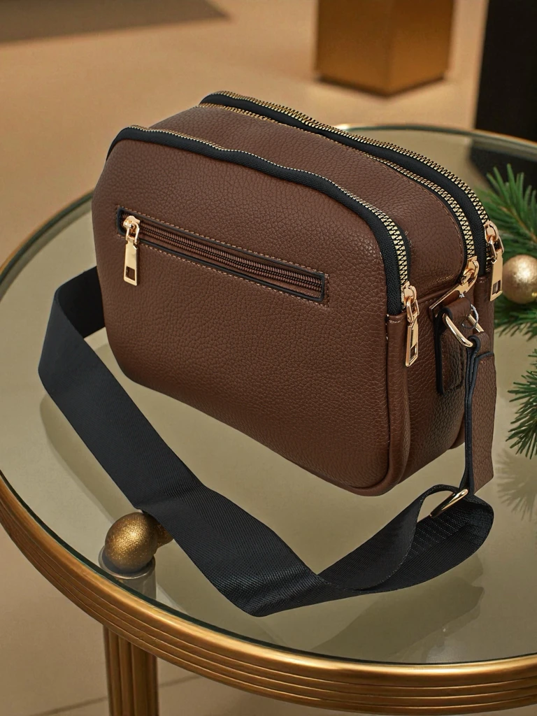 Prošívaná Malá dámská kabelka z eko kůže Corinne