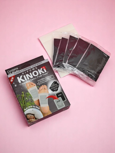 Detoxikační náplasti na nohy DETOX KINOKI 10 ks Pelyněk