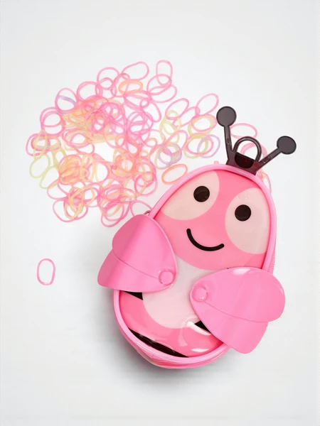 Royalfashion Vícebarevné silikonové gumičky Včelka