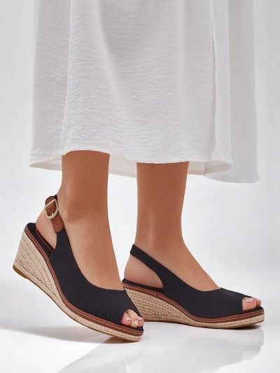 Королівська мода Жіночі сандалі на платформі без пальців Тафеніс