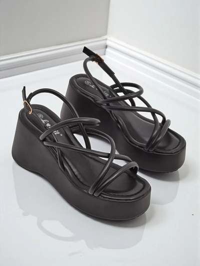 Royalfashion Dámské sandály na klínku Skyline Straps