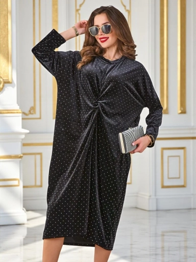 Royalfashion Dámské šaty s nařasením