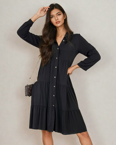 Royalfashion Dámské midi šaty