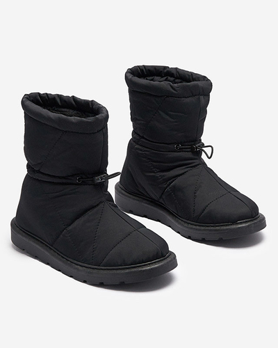 Černé dámské zateplené boty a'la snow boots Kaliolen - Obuv