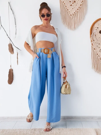 Royalfashion Жіночі широкі штани з віскози
