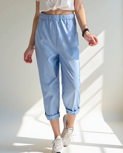 Royalfashion Dámské haremové kalhoty vyrobené z viskózy