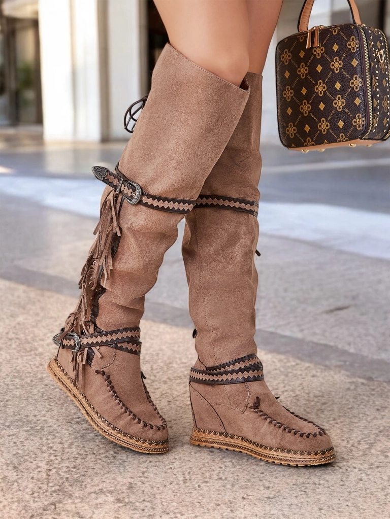 Dámské nadkolenní boty Royalfashion Eliferse