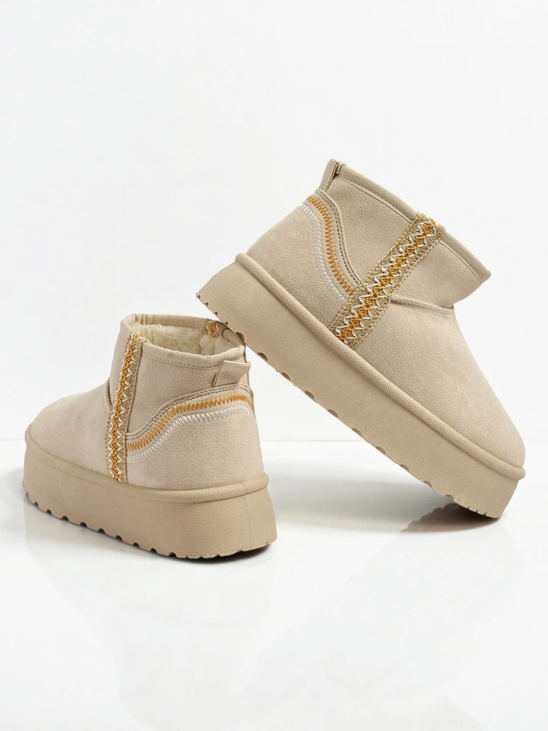 Krátké boty a'la sněhule dámské Pravel