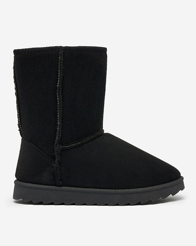 Royalfashion Černé boty a'la snow boots for women Leaner