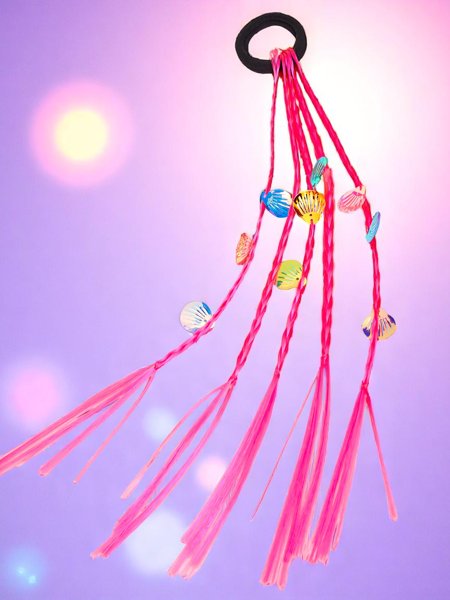 Royalfashion Zaplétané copy s mušlemi na gumičkách