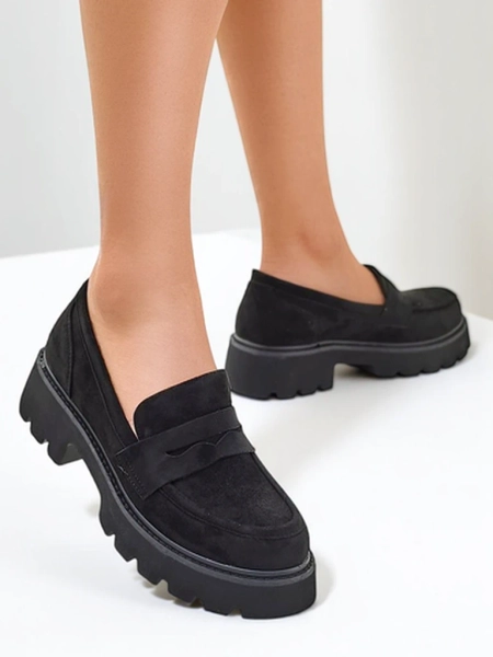 Royalfashion Dámské mokasíny z ekologické semišové kůže Eratta