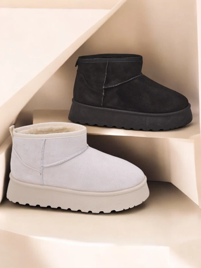 Royalfashion Krátké boty a'la sněhové boty pro ženy Hezio
