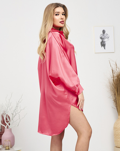 Туніка коралова жіноча сорочкового типу - Одяг