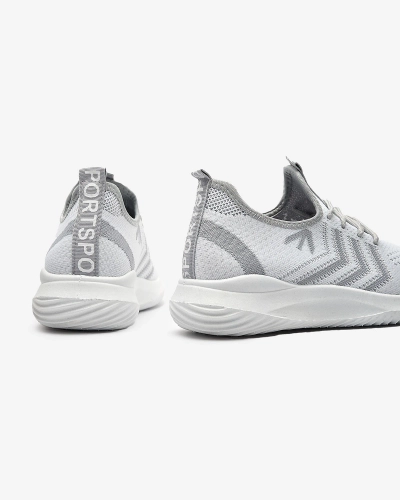 Тканинні жіночі спортивні кросівки білого кольору Leridis - Взуття