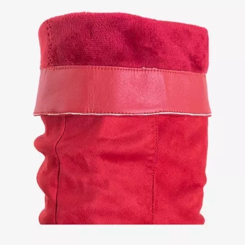 OUTLET Червоні жіночі черевики на пості Lunabell - Взуття