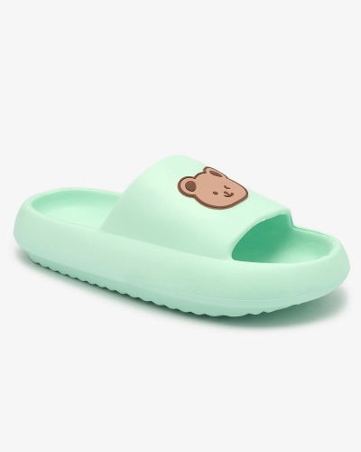 Жіночі гумові шльопанці Royalfashion Mint Mabyn