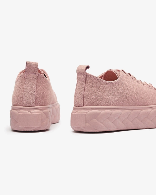 Рожеві жіночі кеди на платформі Sedix - Взуття