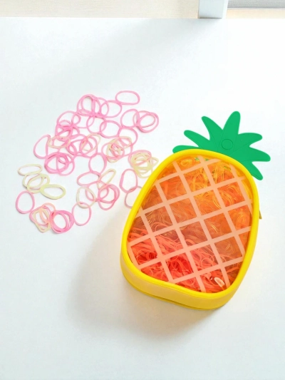 Royalfashion Vícebarevné silikonové gumičky Ananas