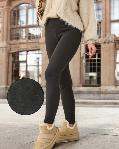 Royalfashion dámské zateplené bavlněné legíny