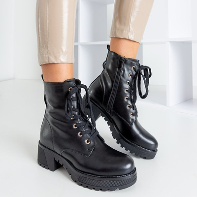 Černé dámské ekologické kožené rukavice Minna - Obuv