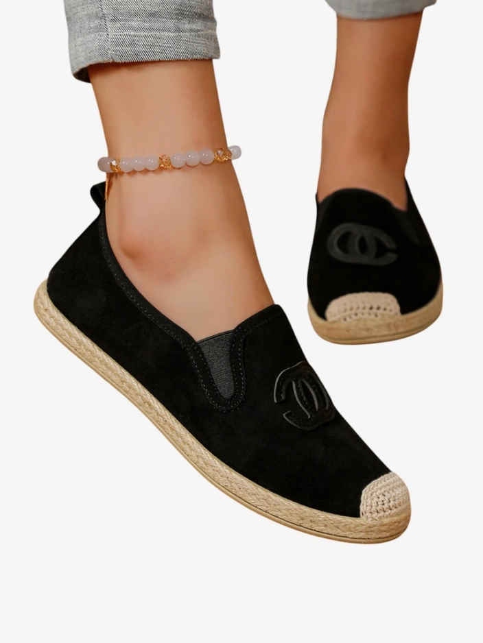 Royalfashion Dámské eko-suede espadrilky Aroll
