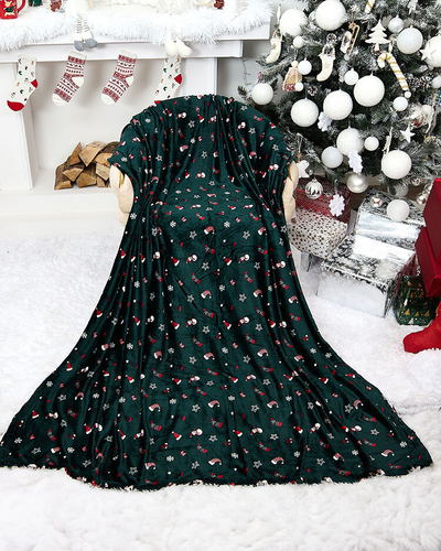 Royalfashion Vánoční deka Přehoz na postel 160x200