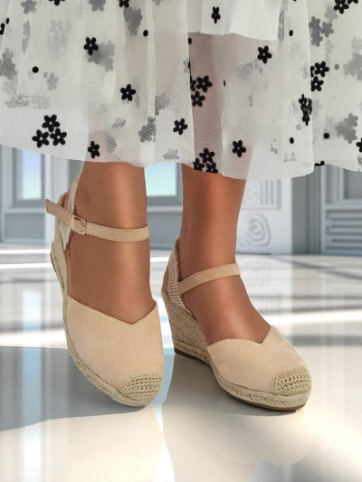 Royalfashion Dámské sandály na klínku Solara Espadrilles