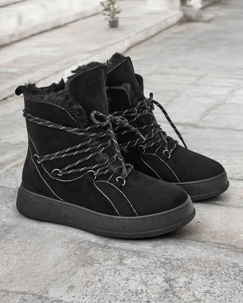 Жіночі мереживні сніжні чоботи Royalfashion Mommer