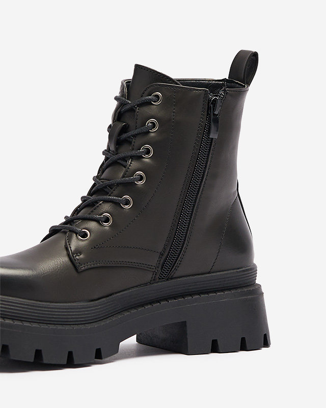 Dámské boty bagger v černé barvě Neroniu - Obuv