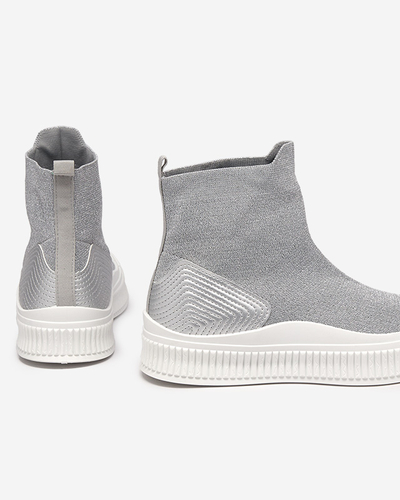 Stříbrné dámské tenisky Bejoko - obuv