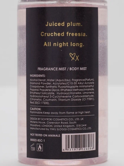 Tělový sprej Tender Seduction s třpytem 88 ml
